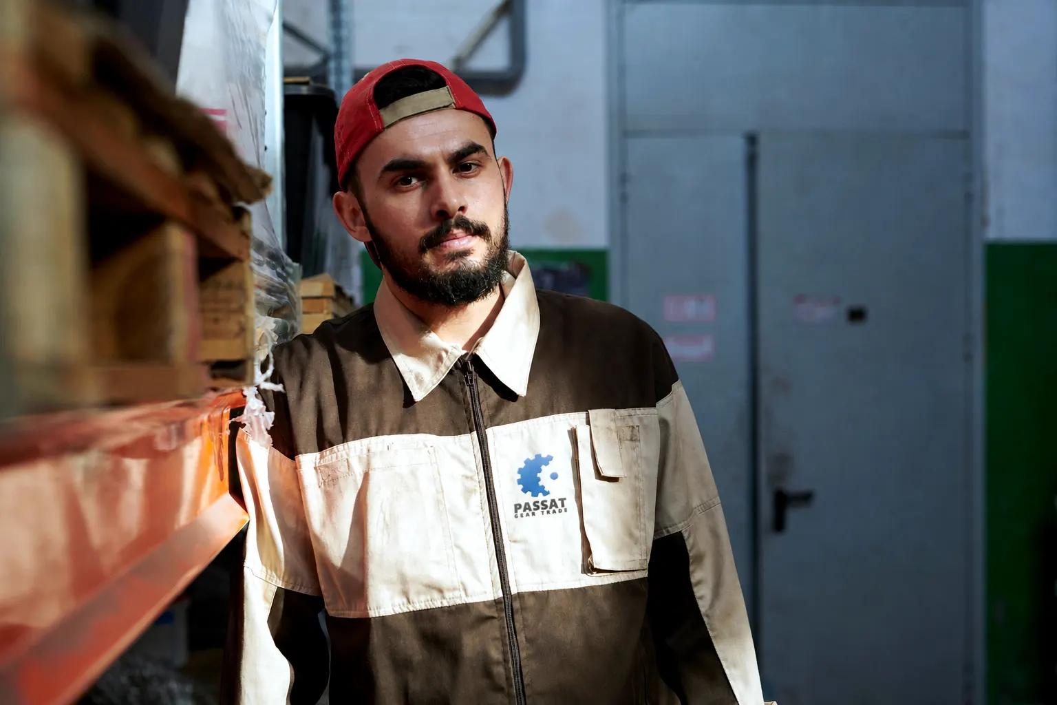 Passat Gear Trade branded warehouse workwear for spare parts handling